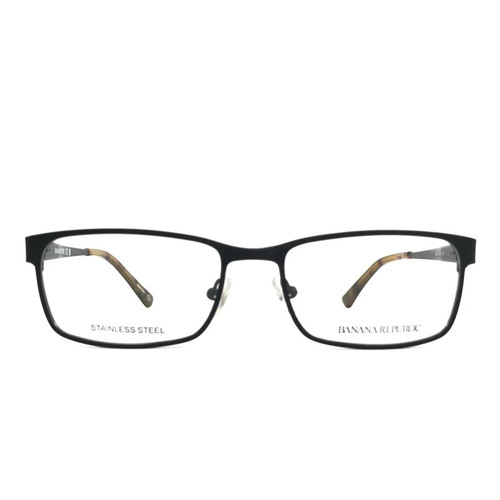Banana Republic Eyeglasses Frame CARLYLE 0003 Satin Black Rectangle 54-17-145
